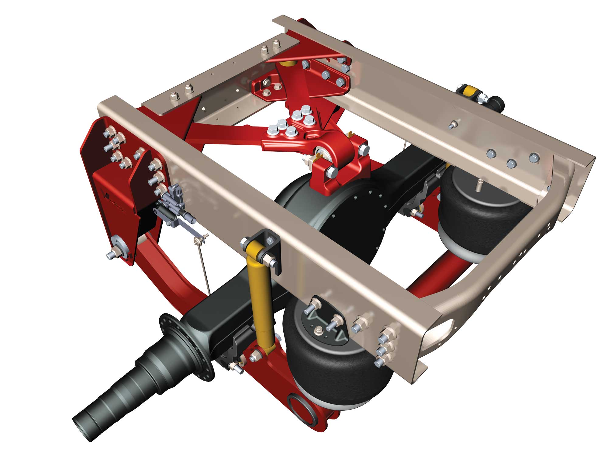 V-Ride rear suspension system